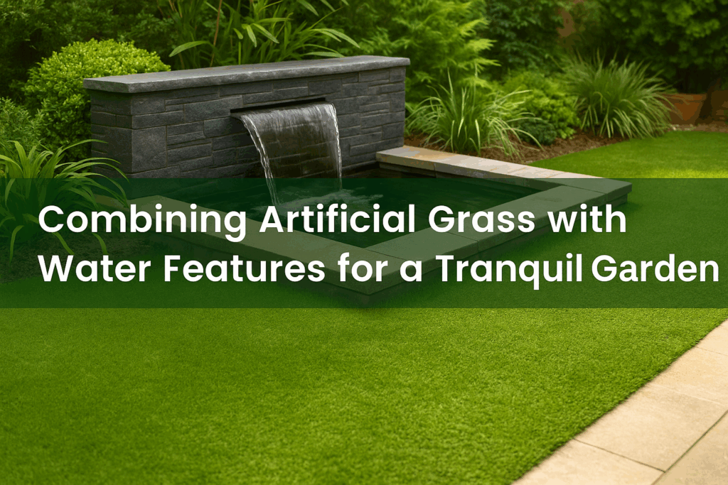 Combining Artificial Grass with Water Features for a Tranquil Garden