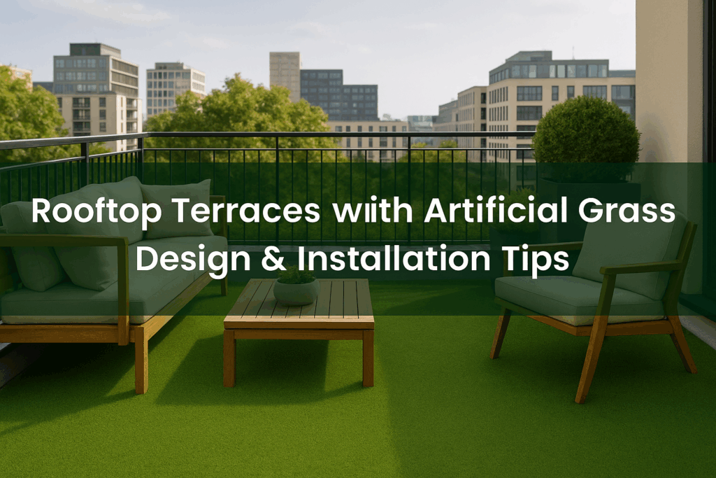 Rooftop Terraces with Artificial Grass Design & Installation Tips