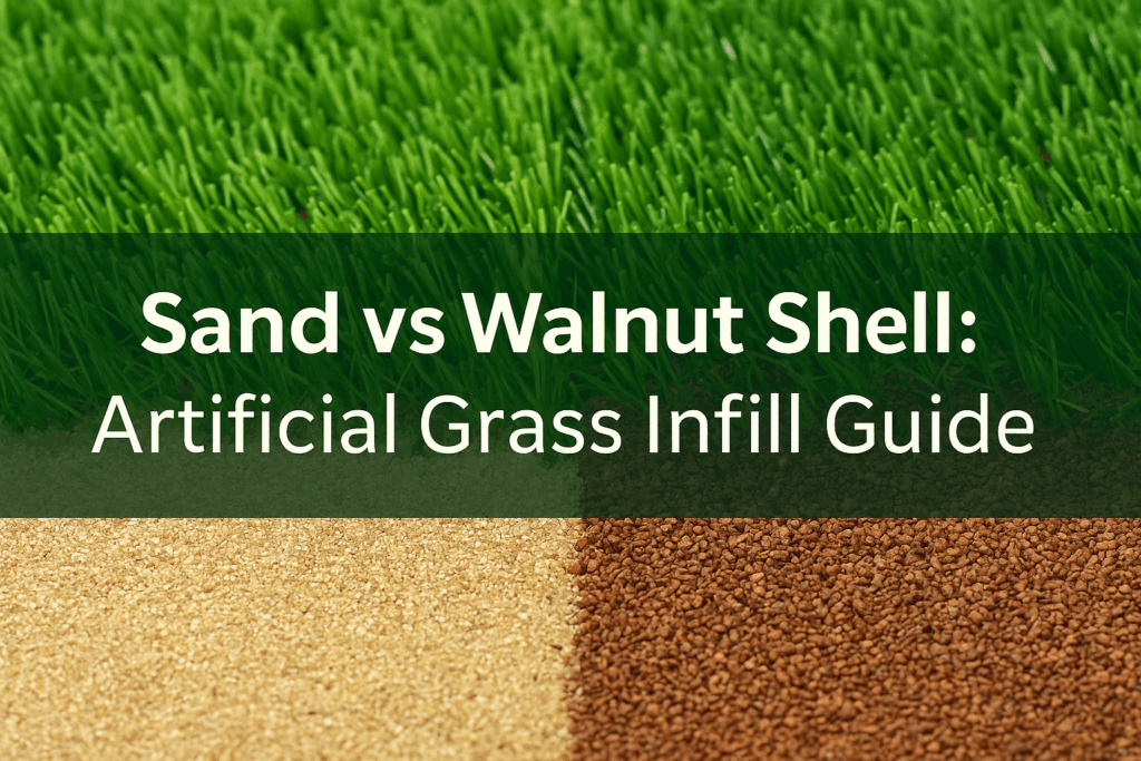 Sand vs Walnut Shell: Artificial Grass Infill Guide