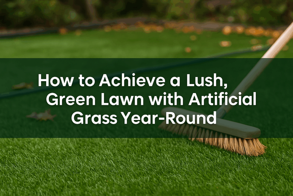 How to Achieve a Lush, Green Lawn with Artificial Grass Year-Round