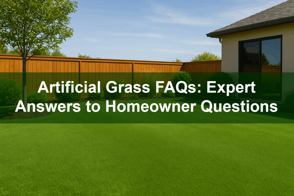 10. Artificial Grass FAQs: Expert Answers to Homeowner Questions