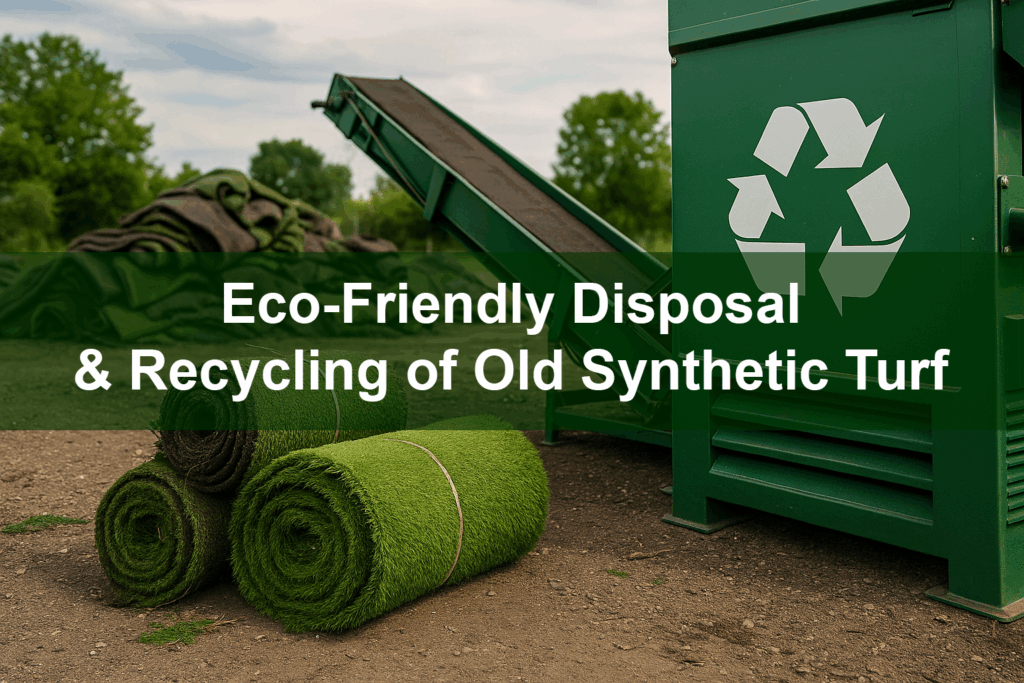 Eco-Friendly Disposal & Recycling of Old Synthetic Turf