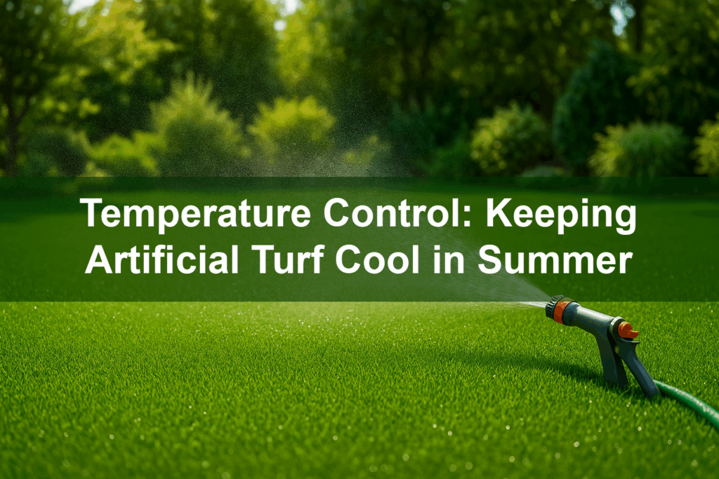 Temperature Control: Keeping Artificial Turf Cool in Summer