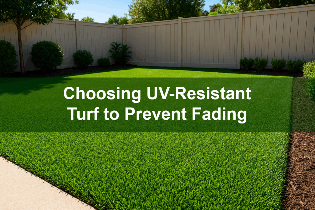 Choosing UV-Resistant Turf to Prevent Fading