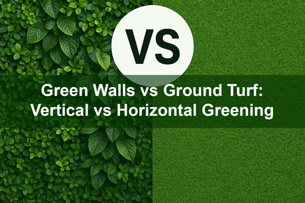 Green Walls vs Ground Turf: Vertical vs Horizontal Greening