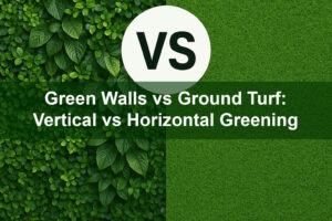 Green Walls vs Ground Turf: Vertical vs Horizontal Greening