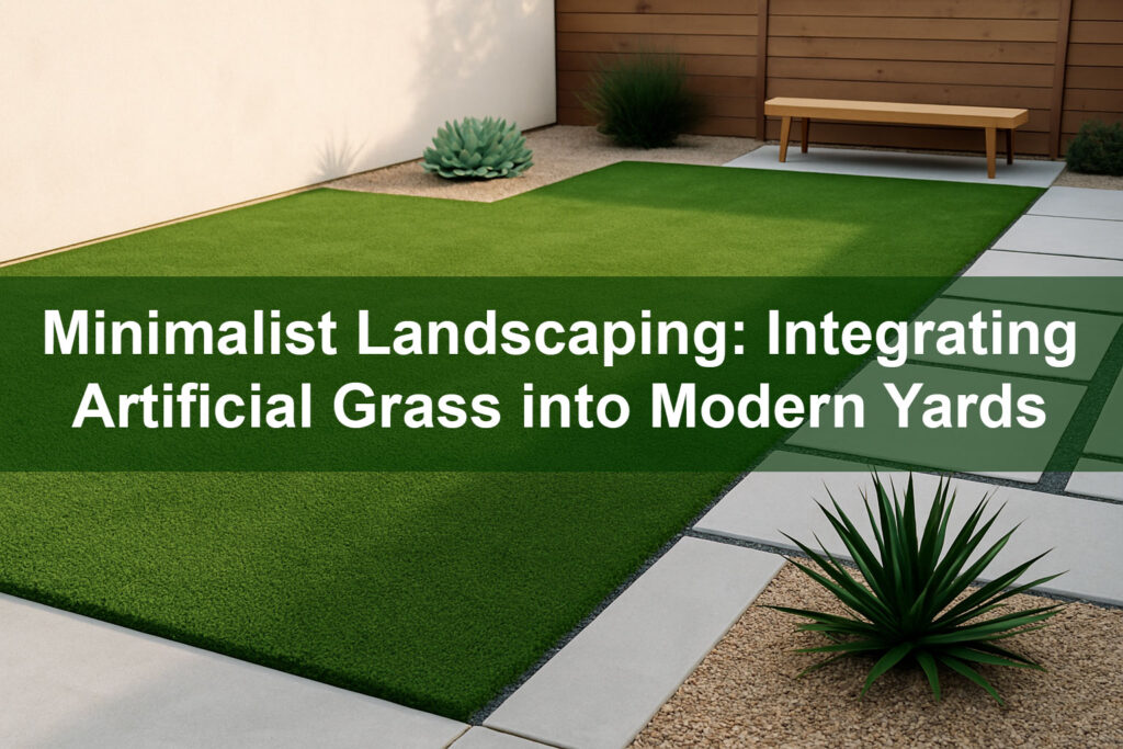 Minimalist Landscaping: Integrating Artificial Grass into Modern Yards