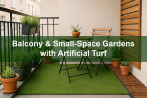 Balcony & Small-Space Gardens with Artificial Turf