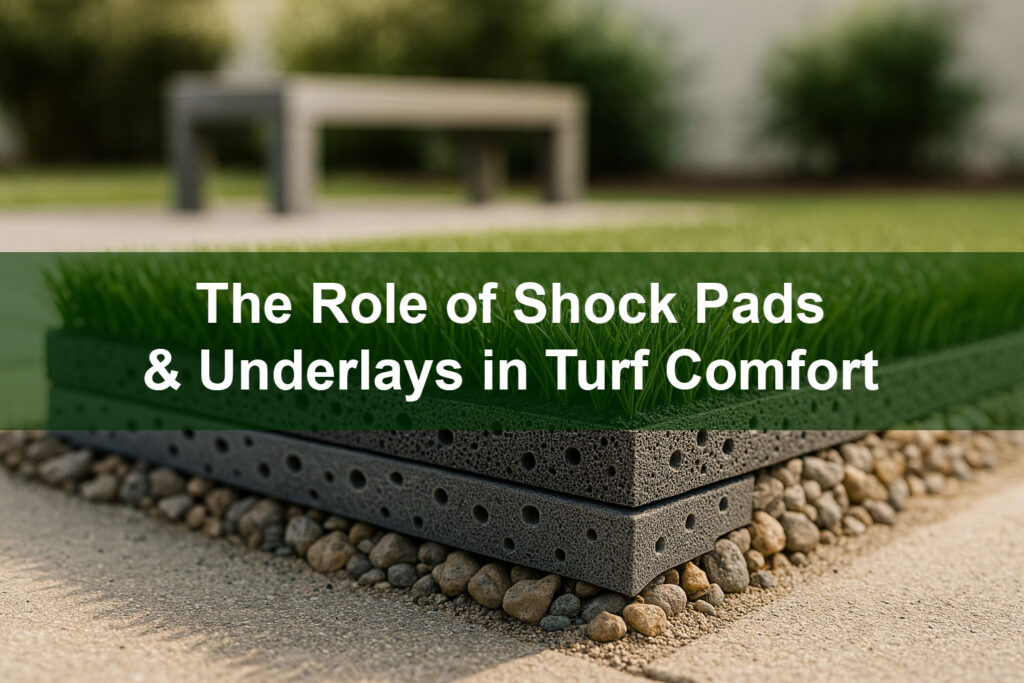 The Role of Shock Pads & Underlays in Turf Comfort