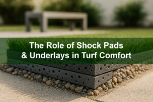The Role of Shock Pads & Underlays in Turf Comfort
