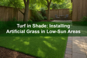 Turf in Shade: Installing Artificial Grass in Low-Sun Areas