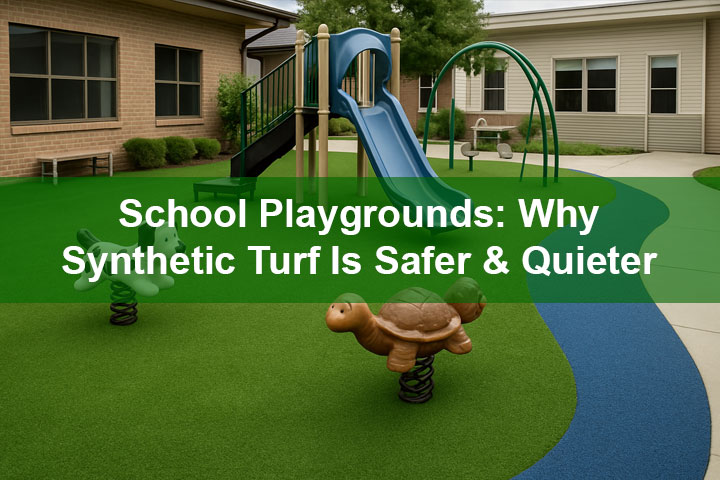 School Playgrounds: Why Synthetic Turf Is Safer & Quieter