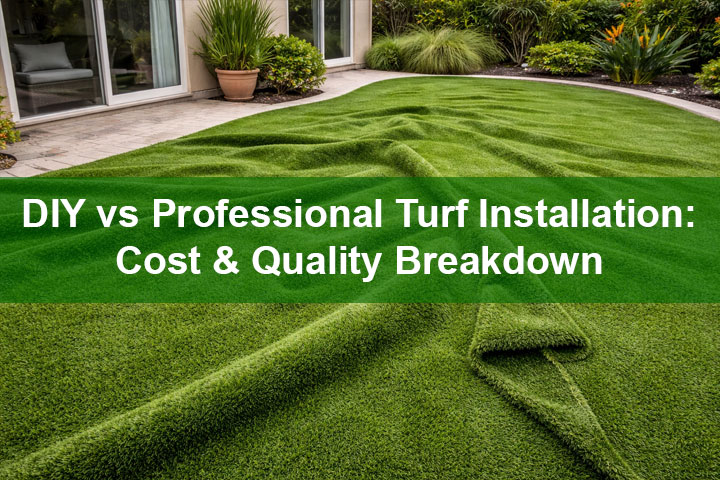 DIY vs Professional Turf Installation: Cost & Quality Breakdown