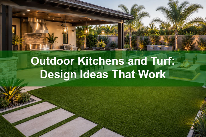 Outdoor Kitchens and Turf: Design Ideas That Work