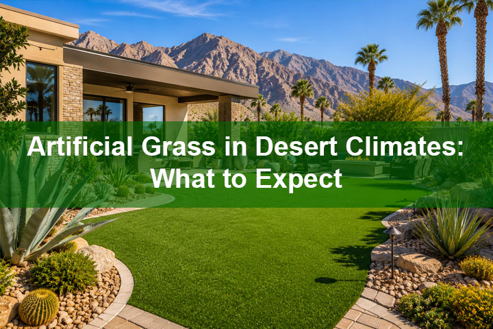 Artificial Grass in Desert Climates: What to Expect